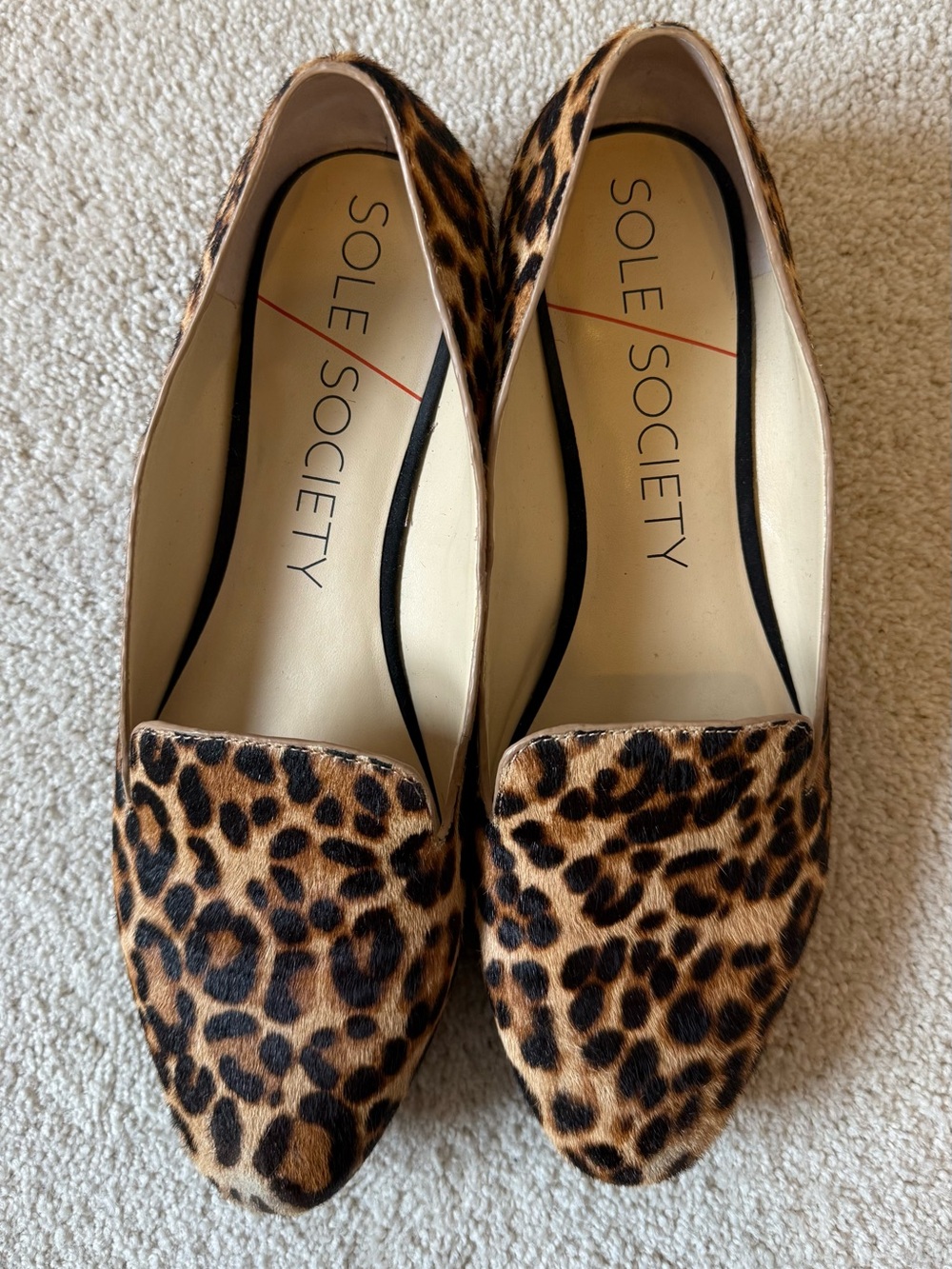 Leopard Print Flats
